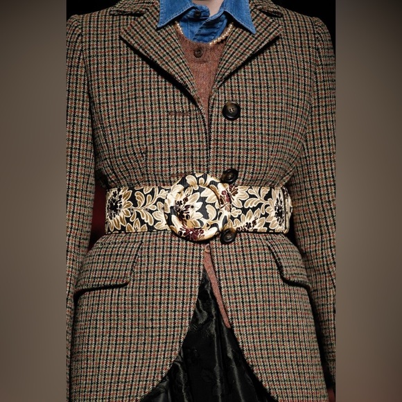 Blazer Tweed Blazer Woven Plaid... - Picture 7 of 16